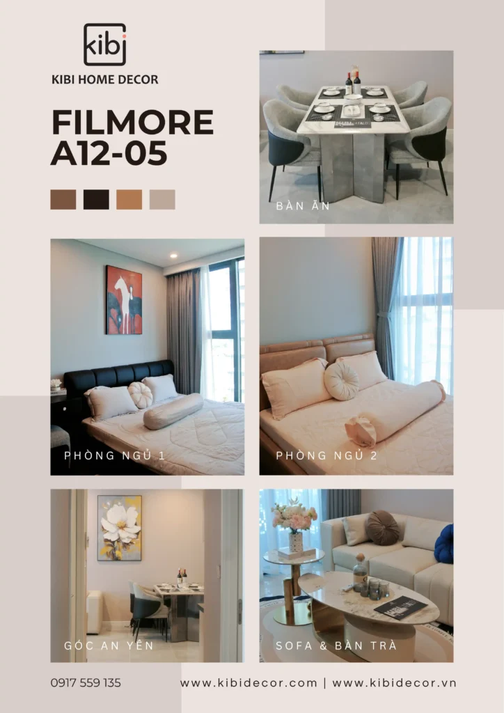 THI CÔNG NỘI THẤT CĂN HỘ FILMORE 12A-05
