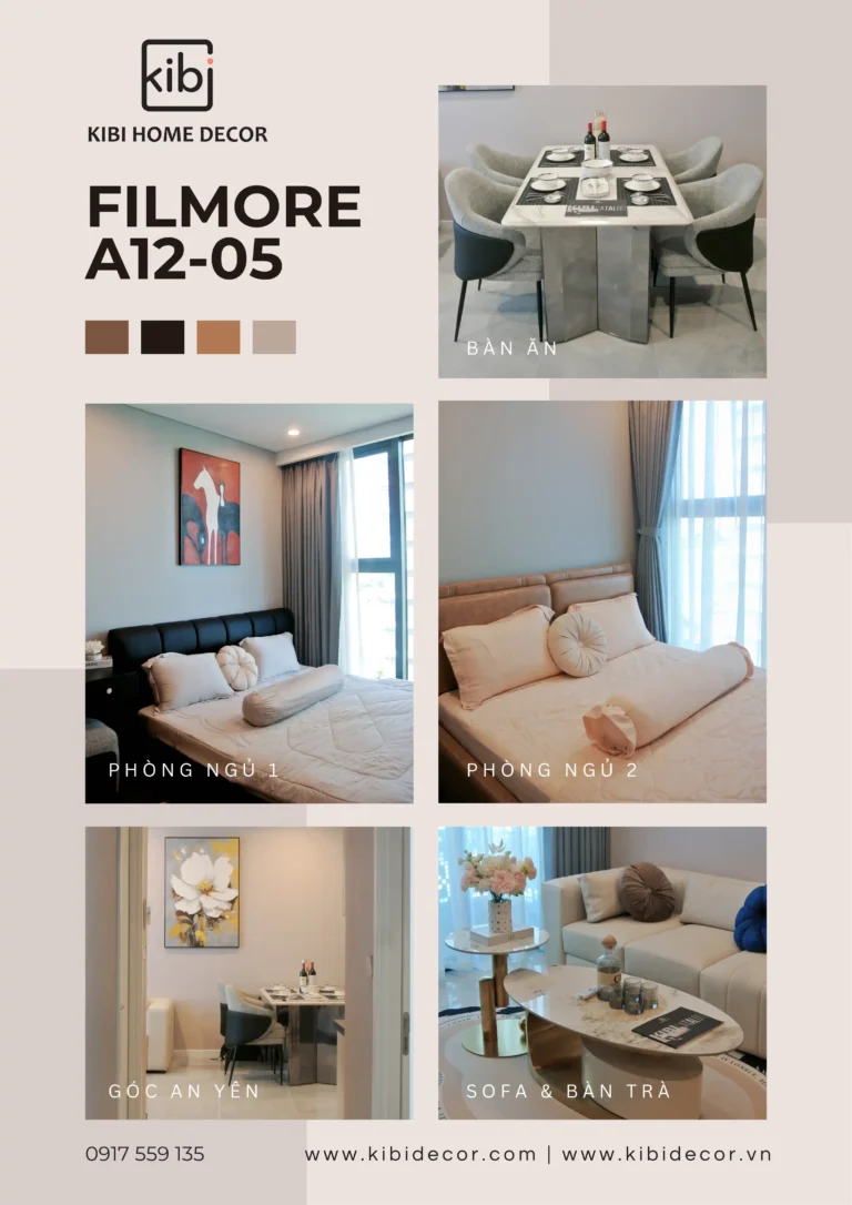 THI CÔNG NỘI THẤT CĂN HỘ FILMORE 12A-05