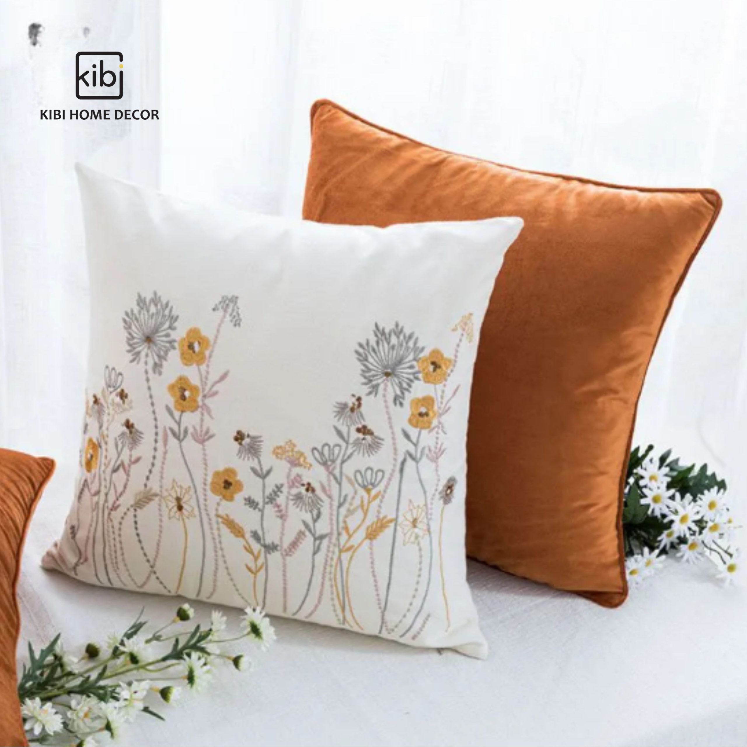 Vỏ gối Daisy - Ảnh 4