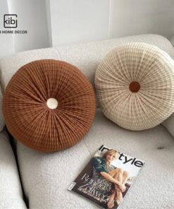 Alternative view of Đệm tròn xếp ly ĐT01