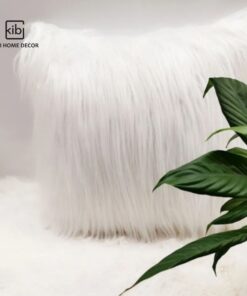 Alternative view of Vỏ gối lông giả trơn mềm