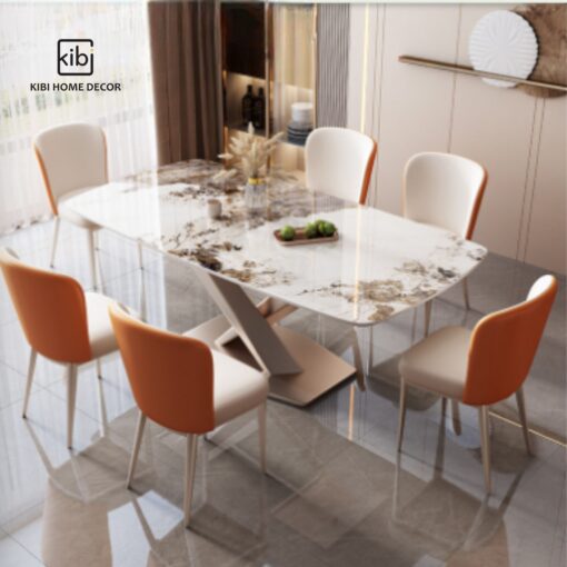 Bàn ăn mặt đá Stratos Table - Hình ảnh 2