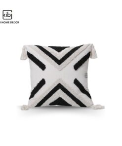 Vỏ gối hình học thêu nổi G01