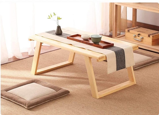 Bàn trà Nhật kiểu gấp gọn